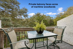 ...and the fact that it offers private views of coastal woodlands...