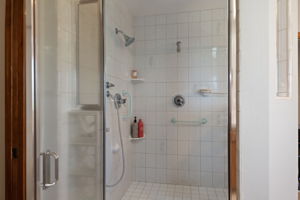Dual head shower in primary suite