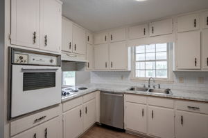 Kitchen with new countertops