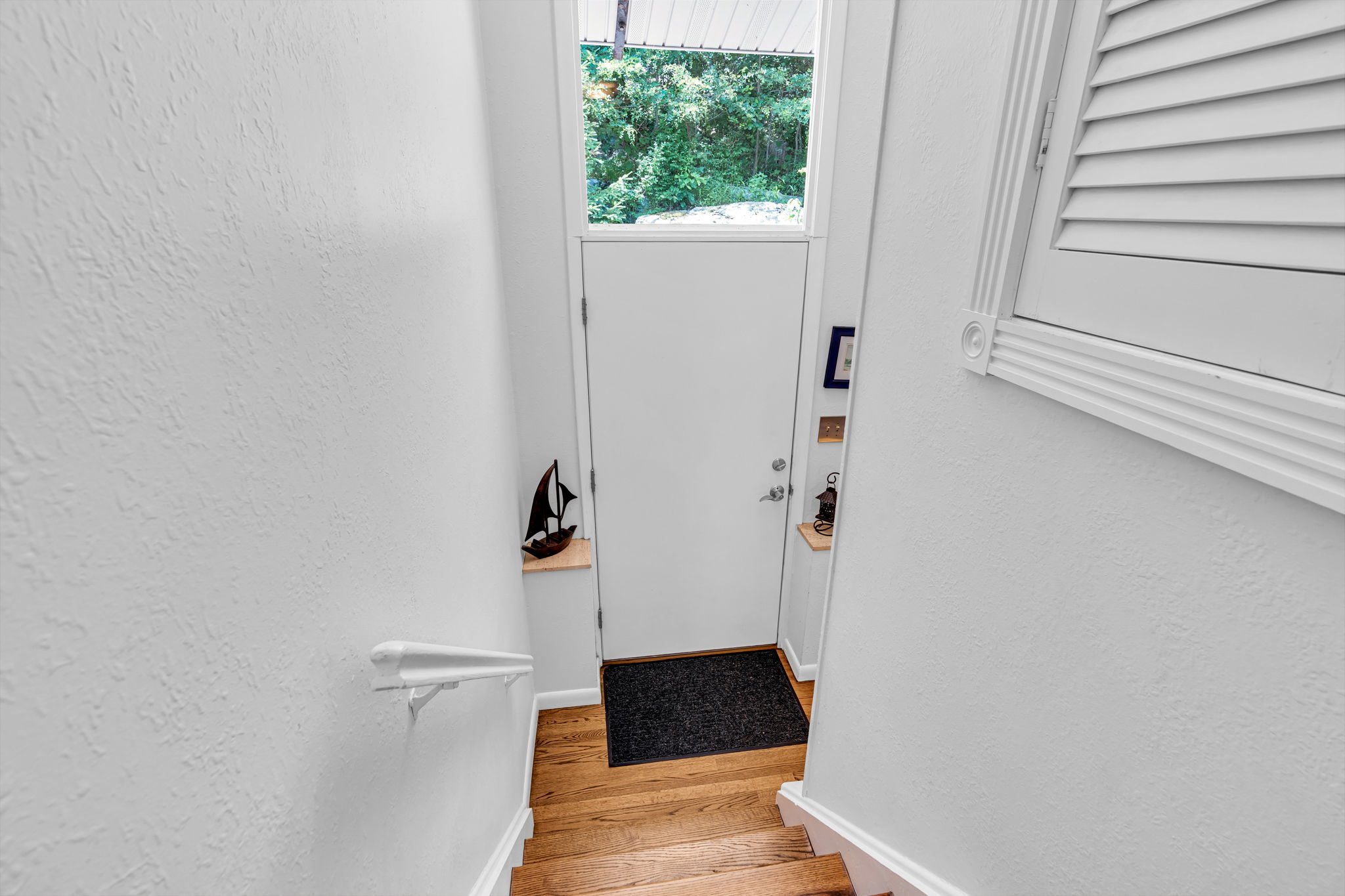Side door foyer entry, potential elevator opportunity