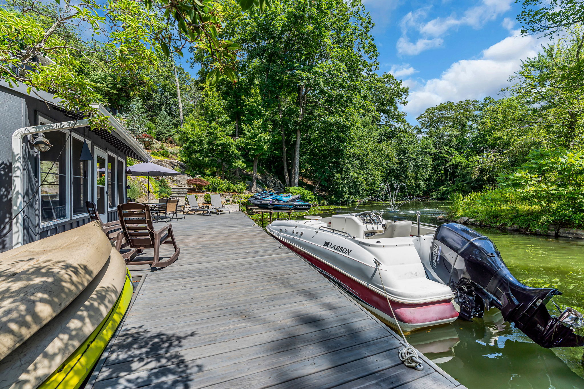 Boat dock, additional jet ski lifts