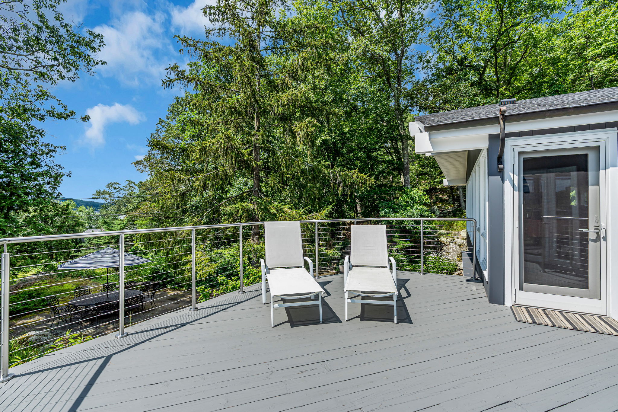 Entry from great room to deck