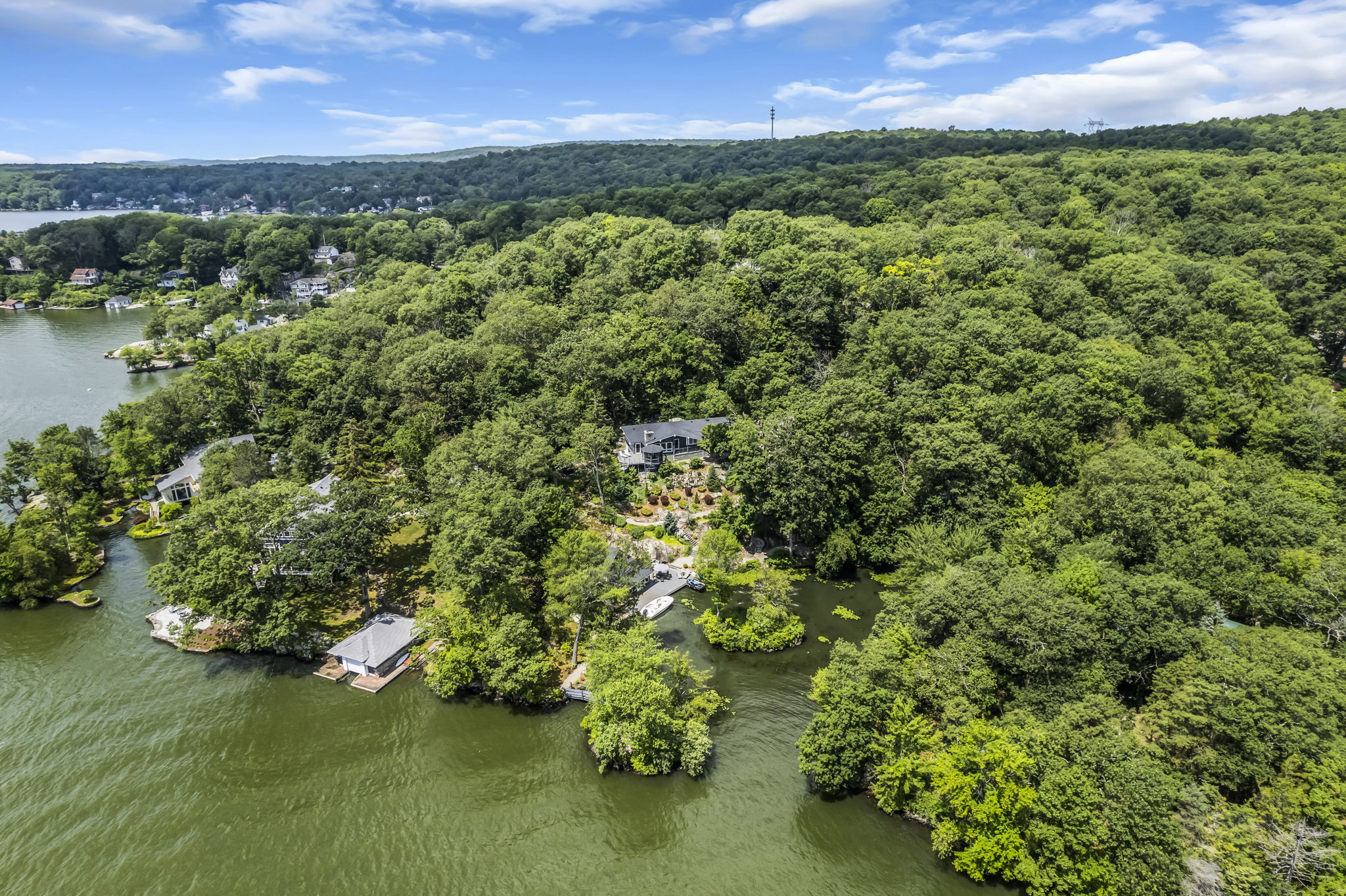 View to house with two islands