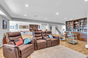 Built-in shelving