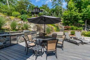 Lakeside summer kitchen