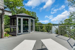 View to screened cabana