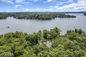 View of main lake looking towards Racoon Island