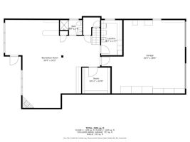 Finished lower level walk-out