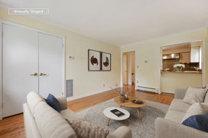 Den in Accessory Apartment - Virtually Staged