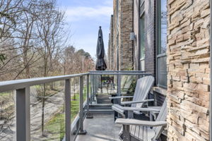 Balcony #2 overlooking southwest gardens