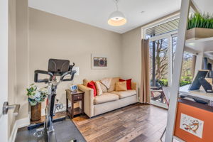 3rd bedroom overlooking park