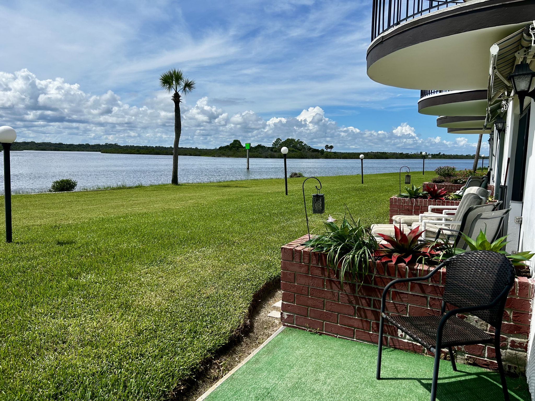 Downstairs patio