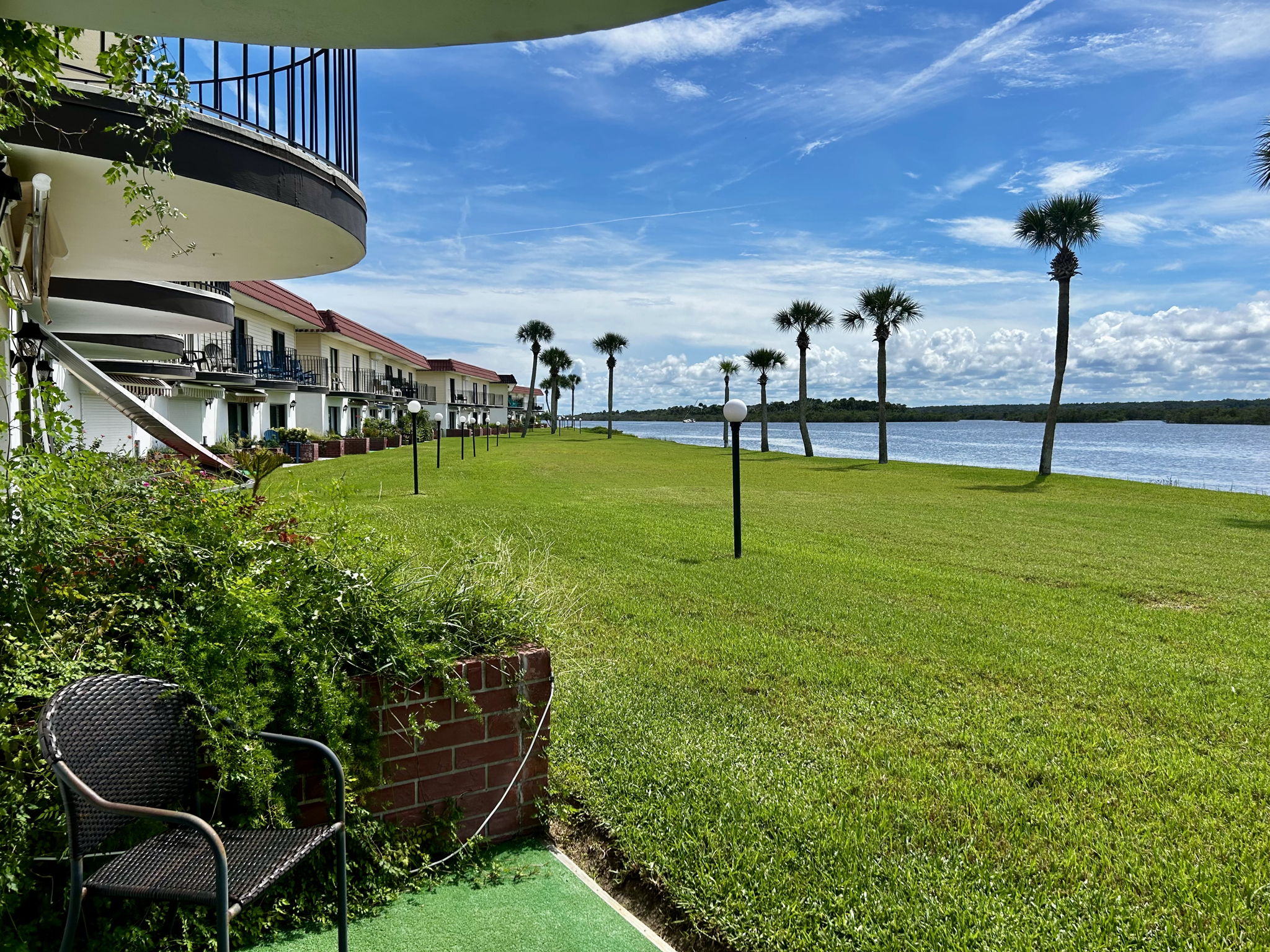 Downstairs patio