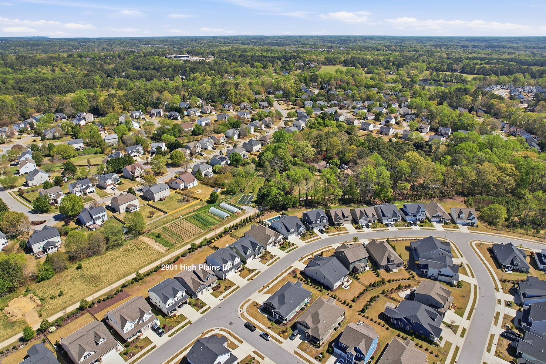 Aerial View With Address