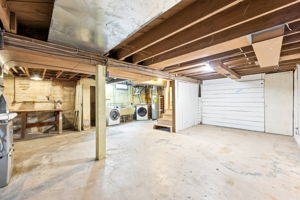 Full basement with a storage room and a finished bonus room. Washer & dryer stay!