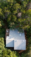 The bird’s-eye view highlights the home’s thoughtful placement, maximizing privacy while allowing for outdoor living on the spacious deck. Whether enjoying the wooded surroundings or spotting deer in the yard, this home offers a rare blend of nature, comfort, and location in coveted Eanes ISD