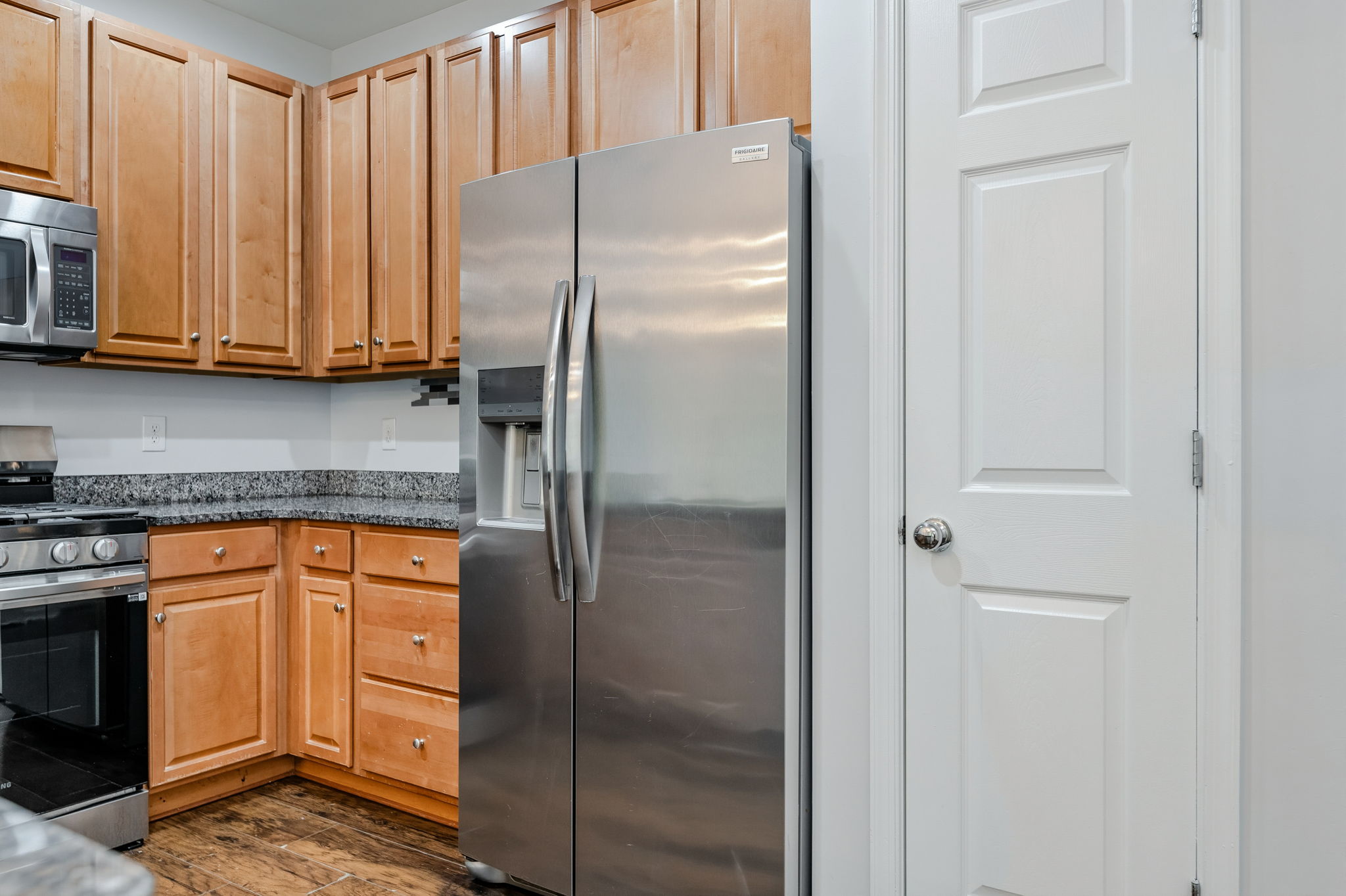 stainless-steel appliances