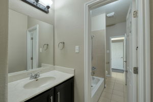 Pass Through Bathroom
