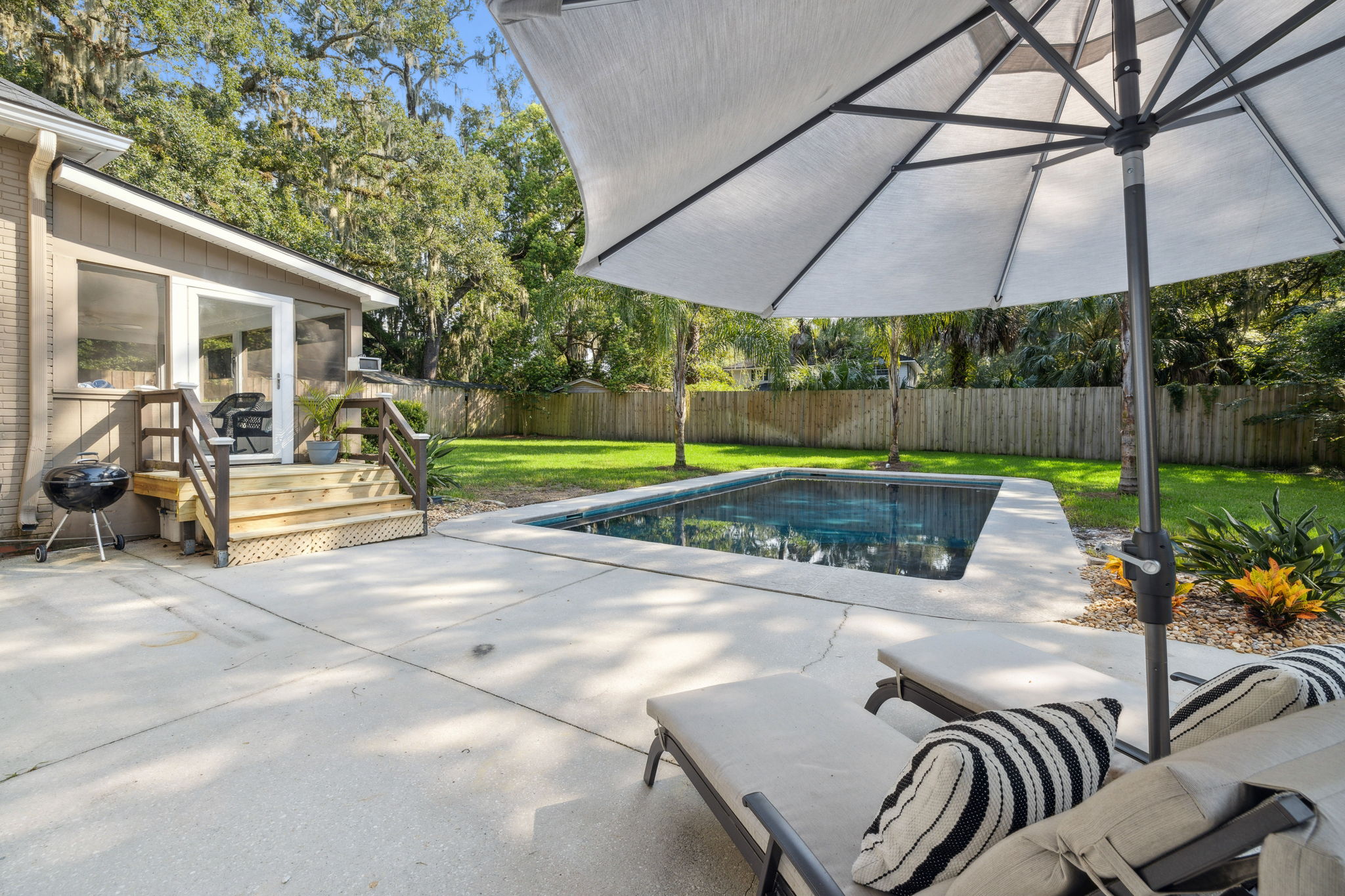 Patio and Pool