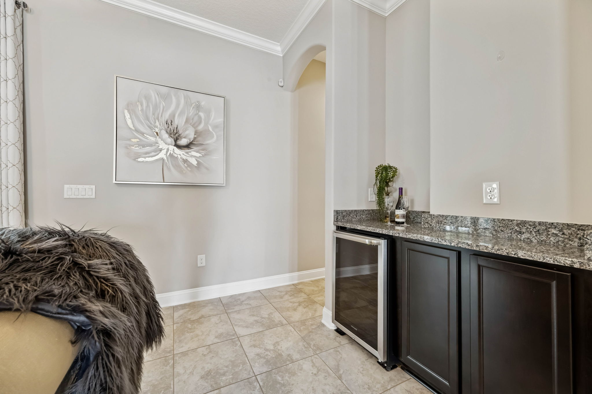 ... offering a practical touch for entertaining without taking up valuable kitchen space