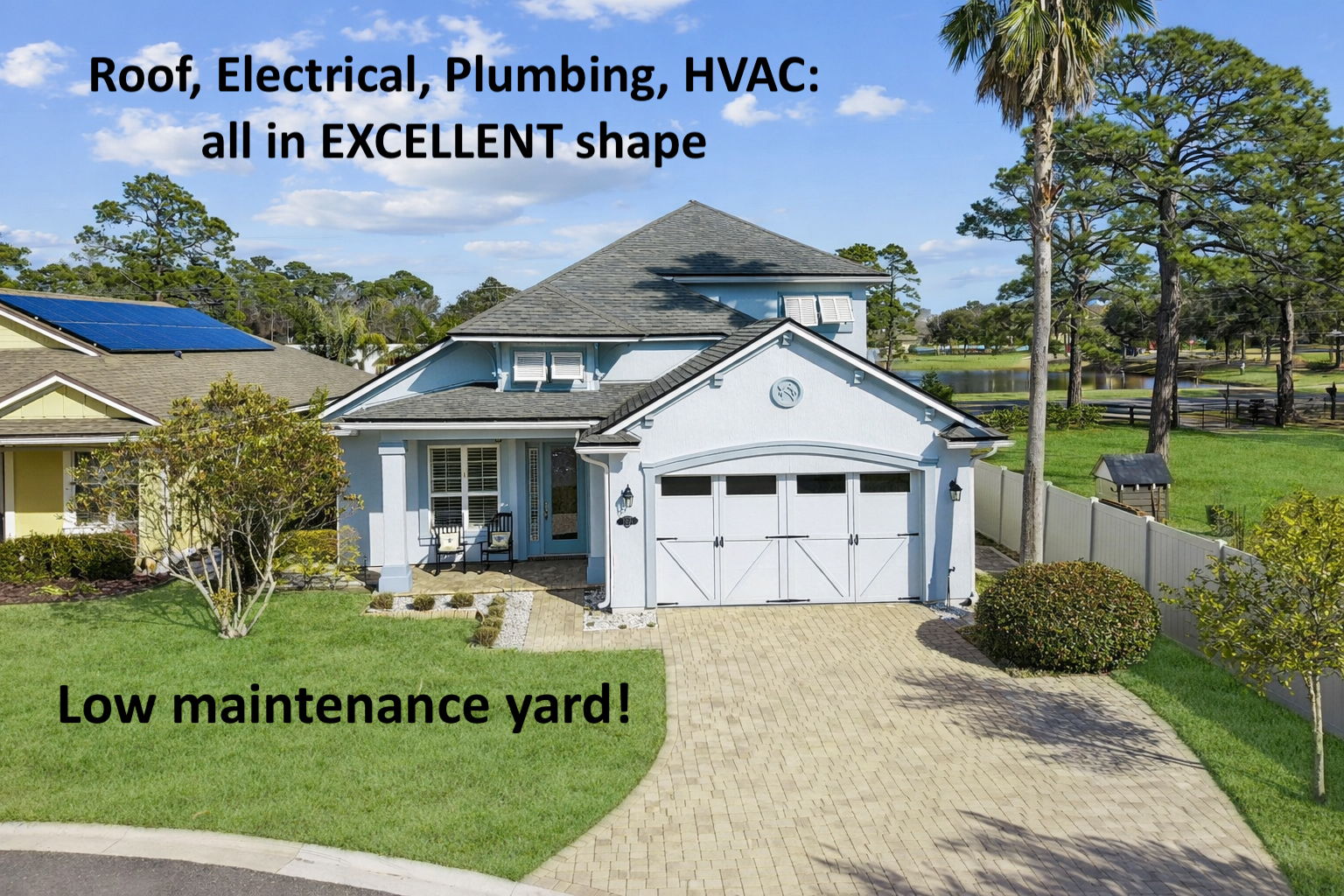 The home is exceptionally well maintained, with roof, electrical, plumbing, and HVAC all in excellent condition ...