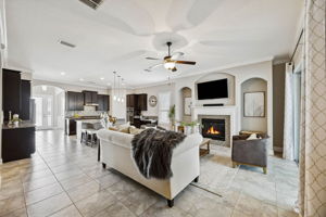 … as you step inside to a light-filled, modern open-concept design