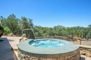 Outdoor Spa with a View