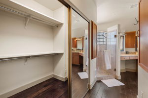 Primary Closet and Bathroom