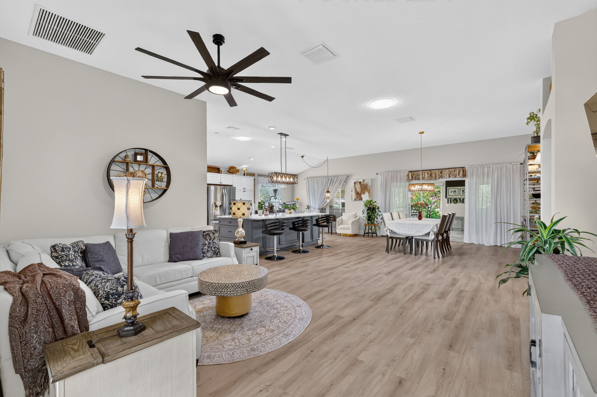 Living, Dining, Kitchen, and Dinette