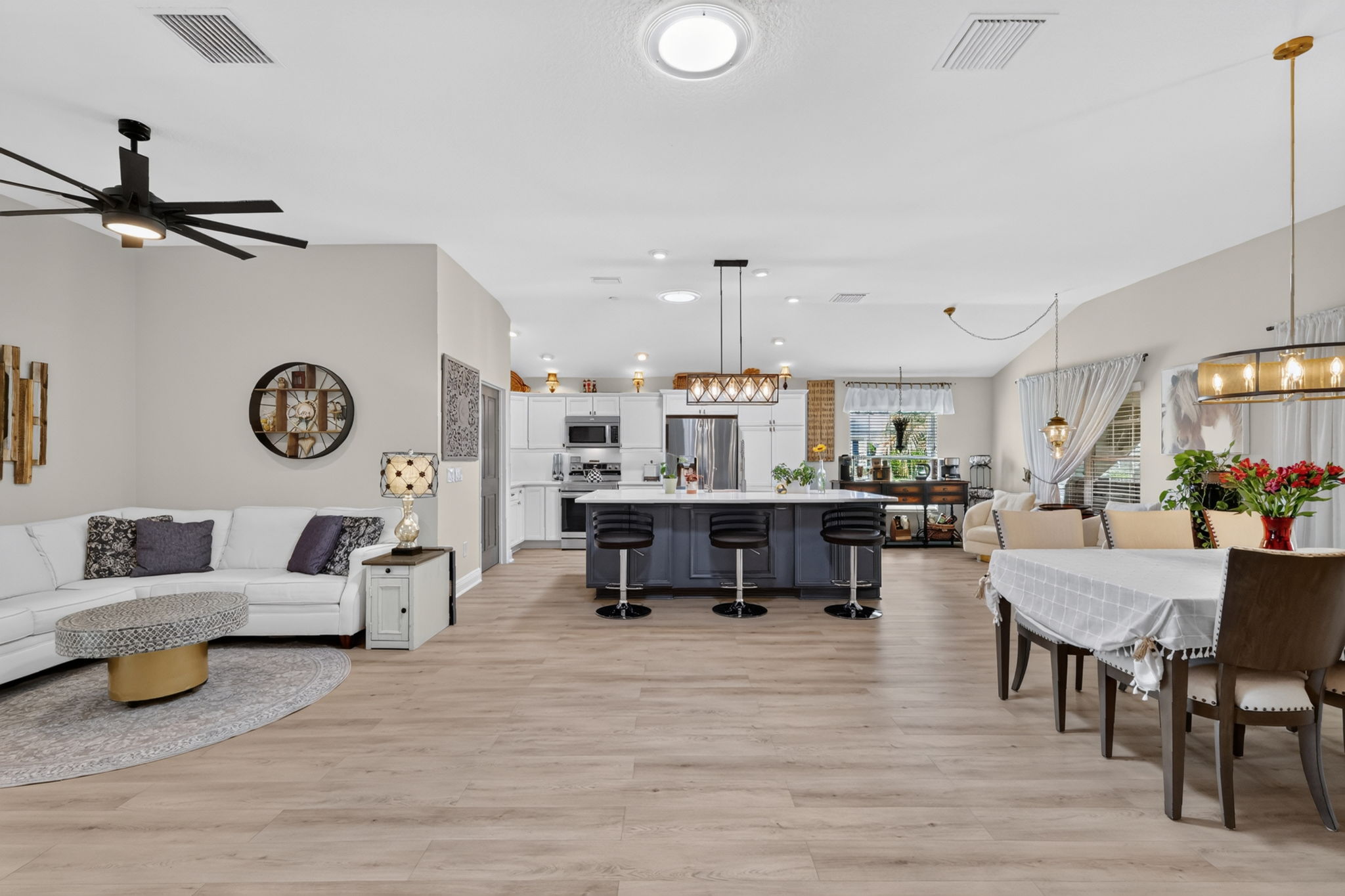 Living, Dining, Kitchen, and Dinette