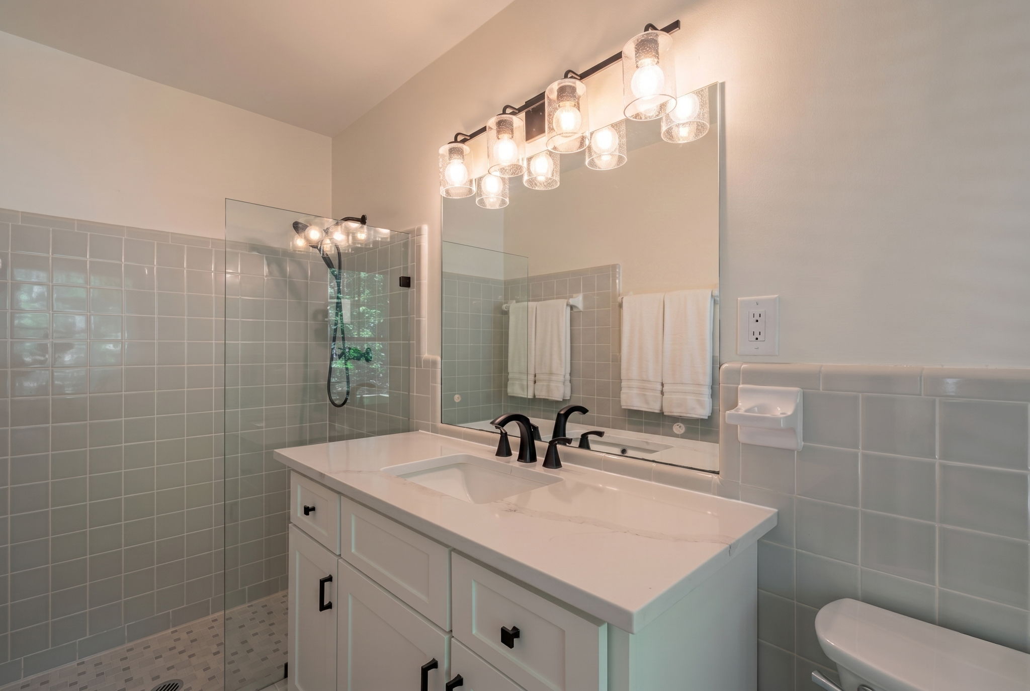 Primary Bathroom - Tile Shower