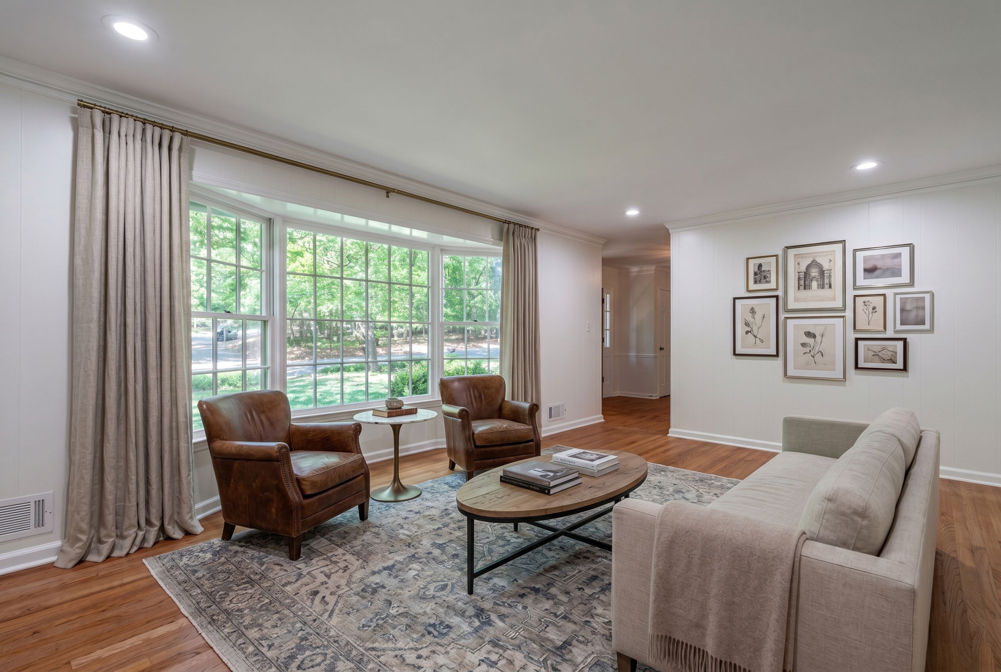 Living Room w/ Bay Window