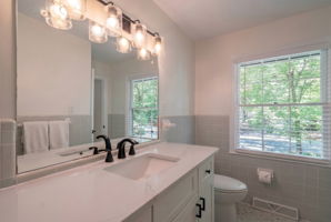 Primary Bathroom - Vintage Tile & New Vanity
