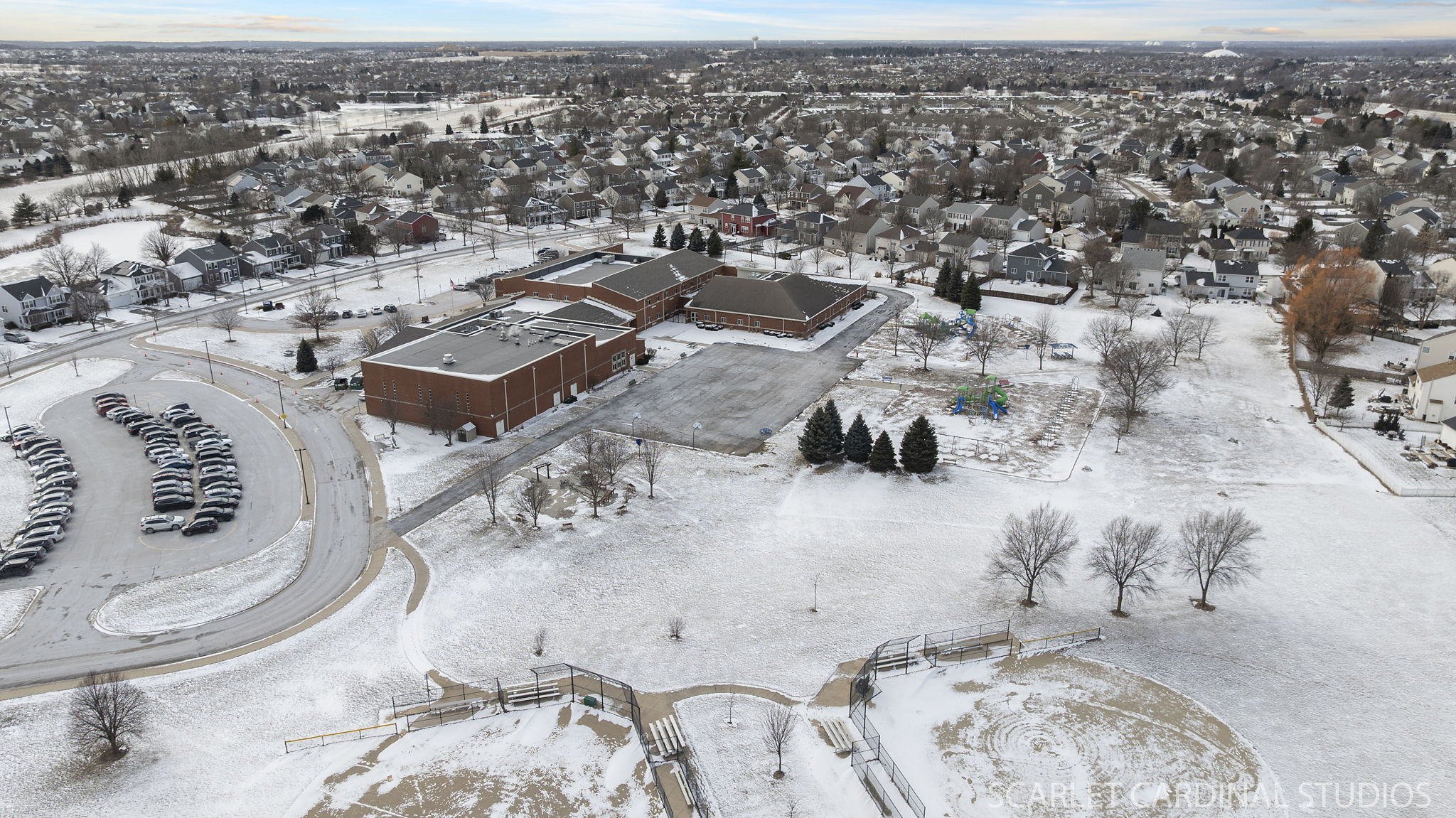 Homestead Park features ball fields, baseketball court, and more....