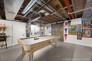 Basement plumbed for full bath with space to create additional bedroom in generous storage area