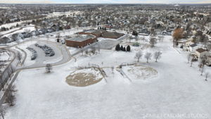 Homestead Park features ball fields, baseketball court, and more...