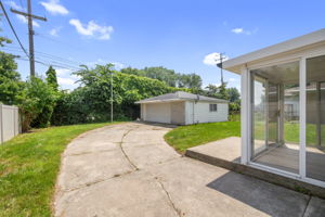 Driveway to Garage