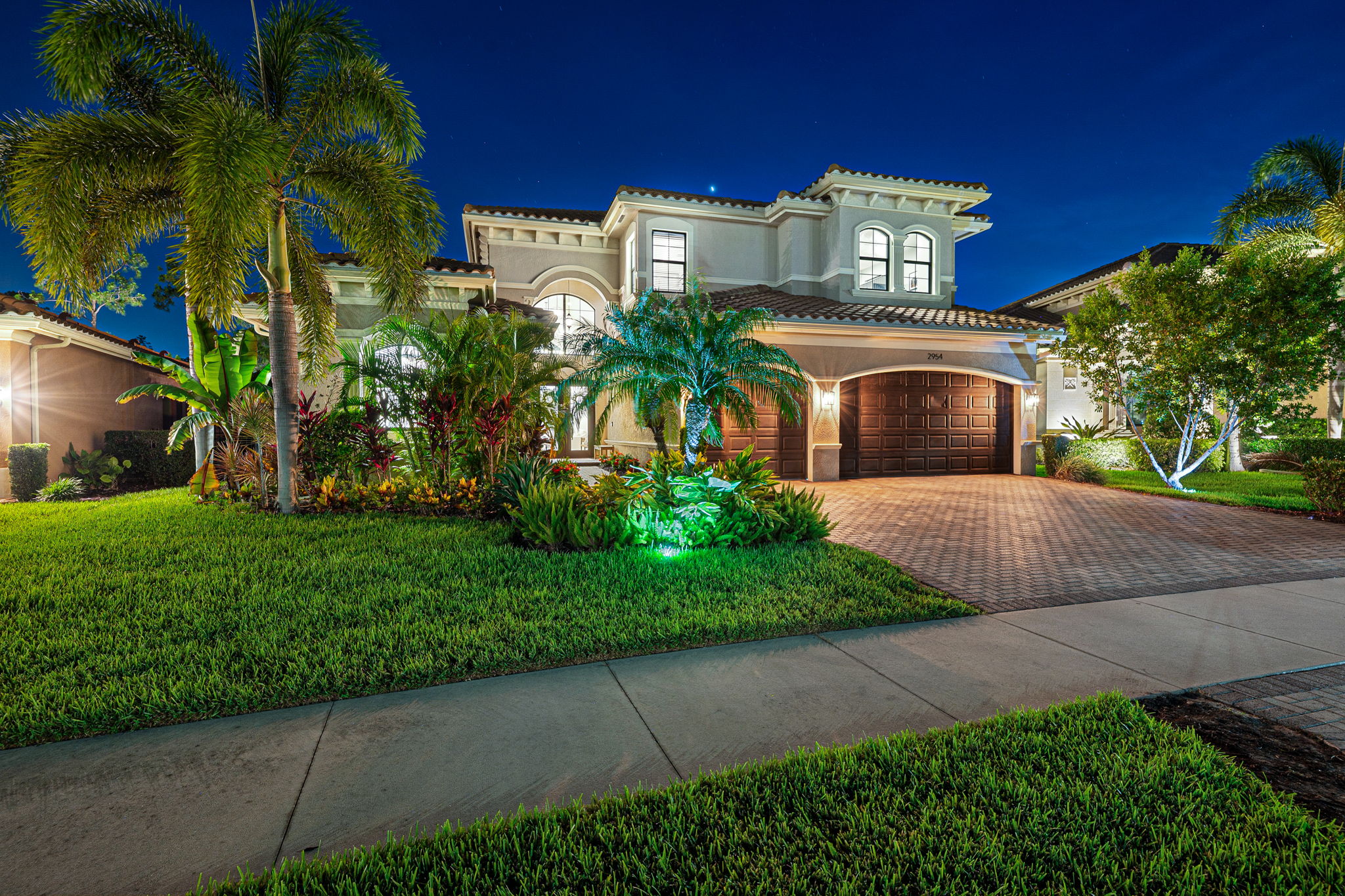 Front Elevation Night