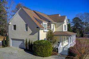 2 Aerial Exterior Side + Front