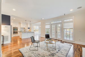 27 Living Room A w Kitchen + Walkout