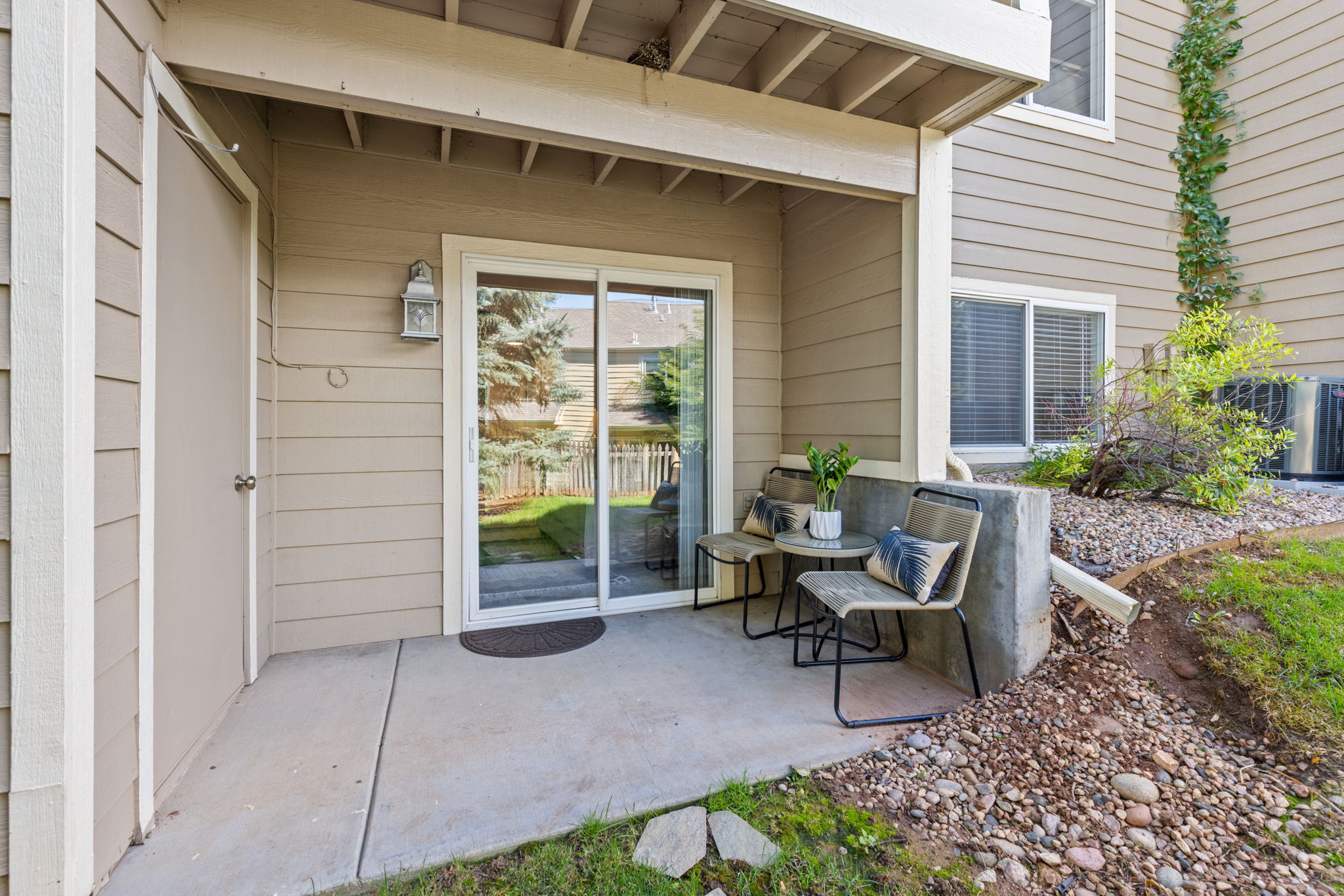 Private Patio And Storage Room