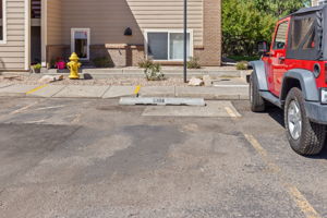 Private Parking Space Right Next To The Walkway To Your Home