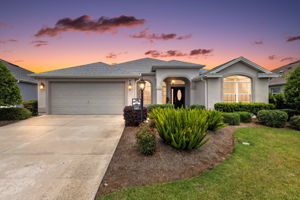 Twilight Front Elevation