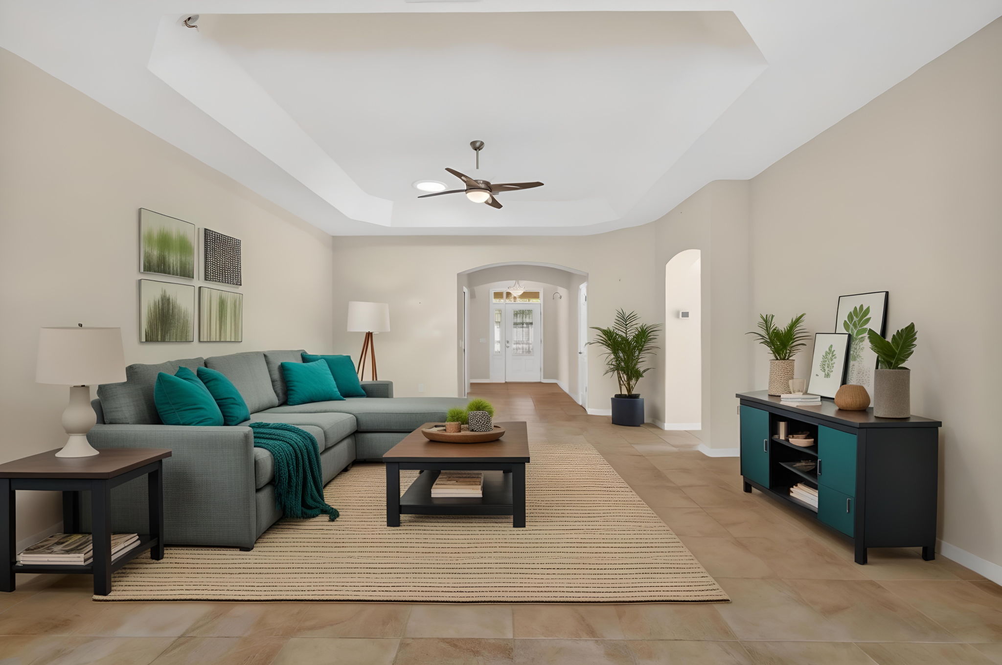 Living Room-Virtually Staged