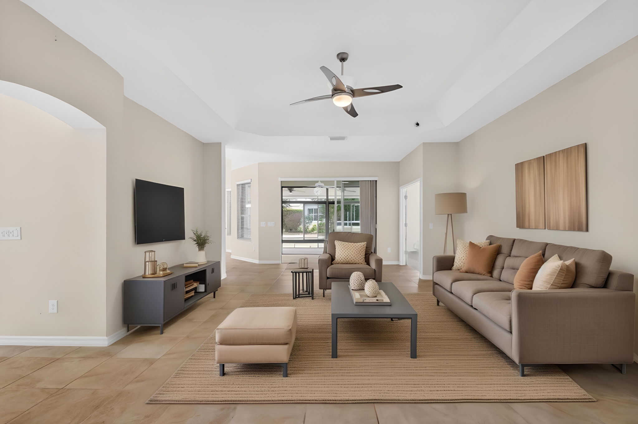 Living Room-Virtually Staged