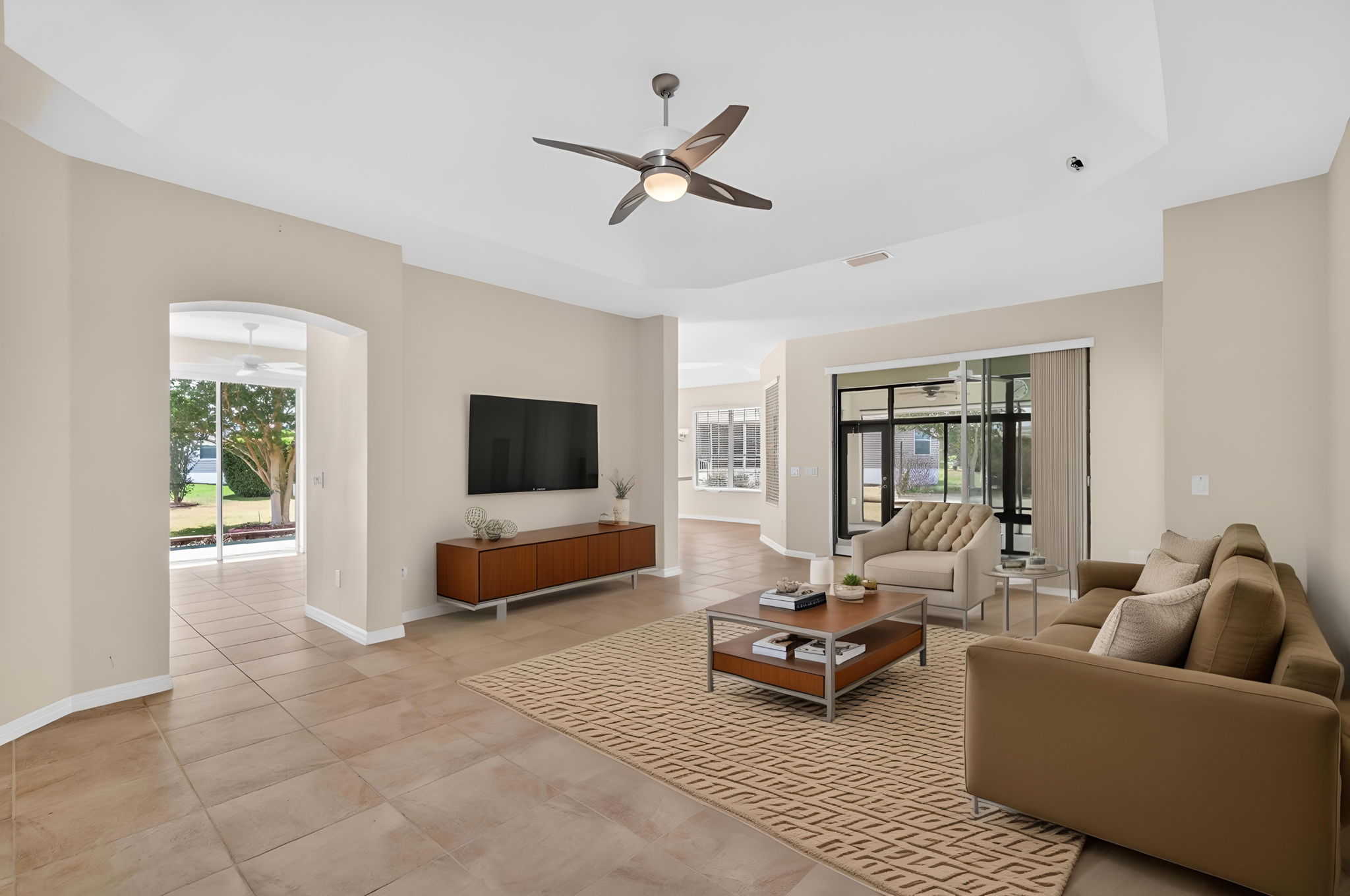 Living Room-Virtually Staged