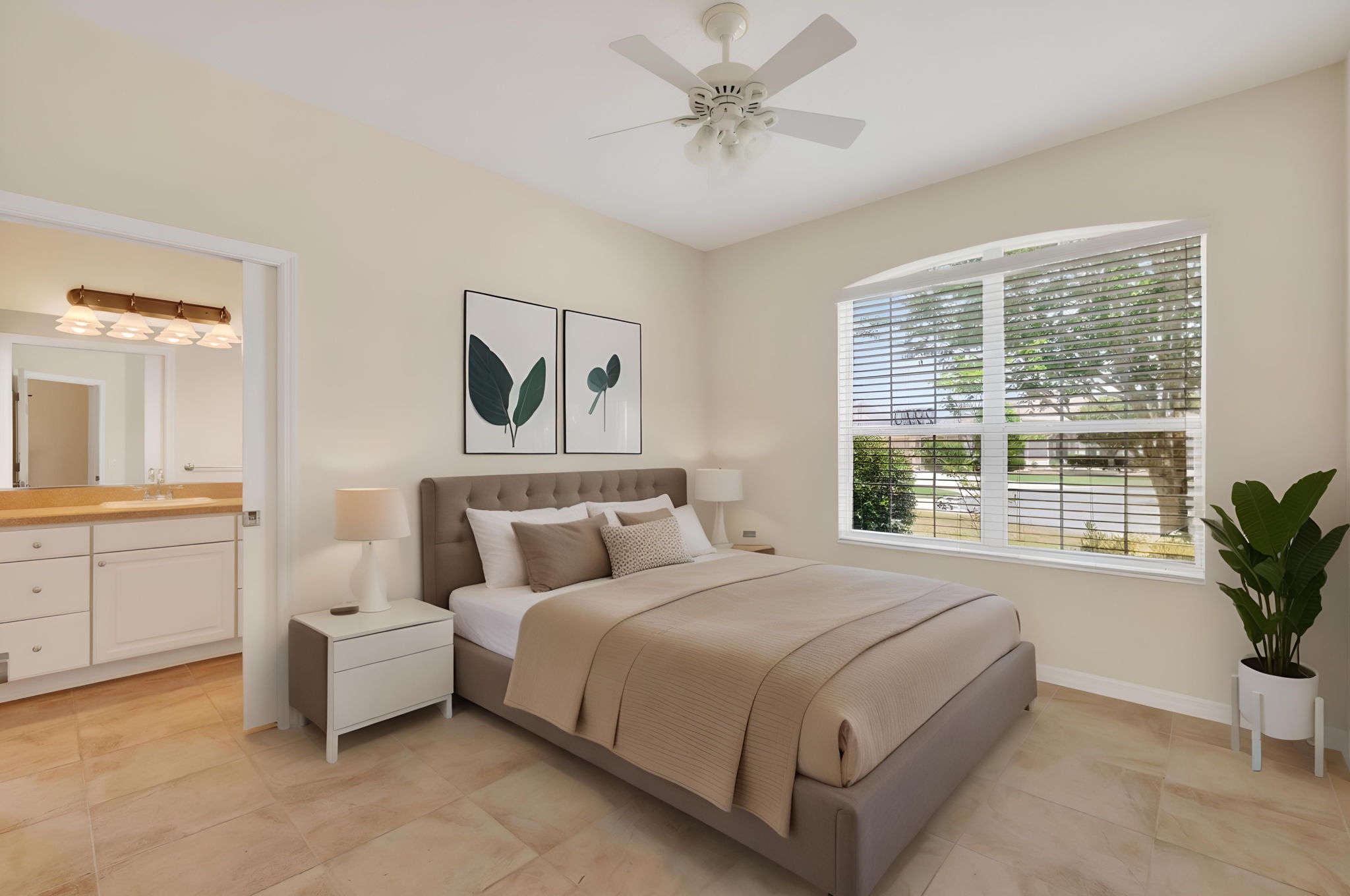 Second Bedroom-Virtually Staged