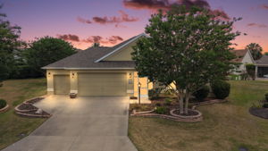 Twilight Front Elevation