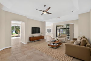 Living Room-Virtually Staged