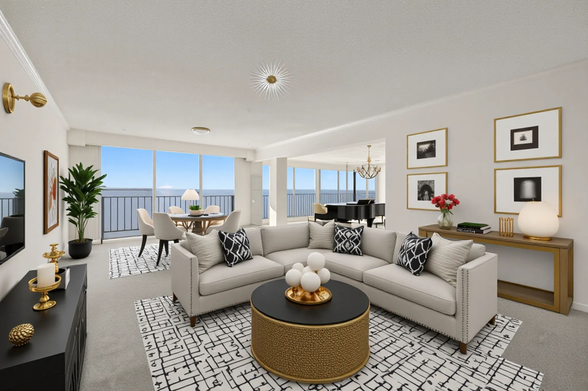 Virtual Staging Living